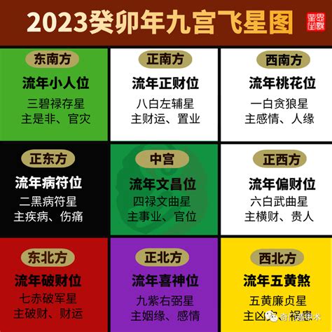 大门向西南2023|2023癸卯年，九宫飞星图及风水方位吉凶布局